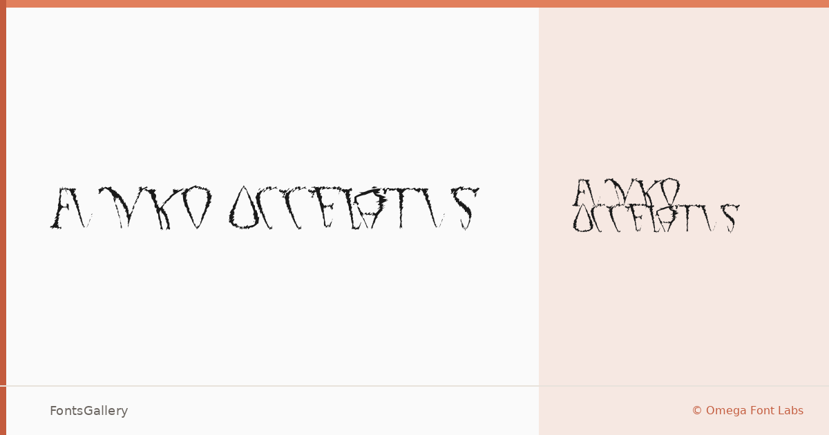 Funko Occelatus font family banner