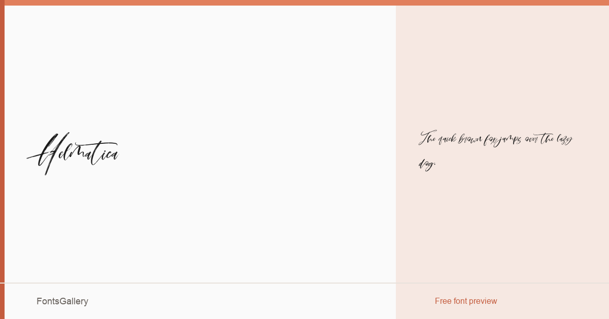Helmatica font family banner