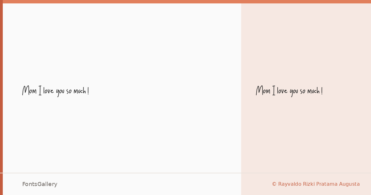 Mom I love you so much ! font family banner