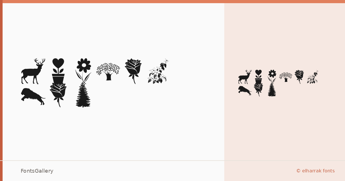 Nature Pro font family banner